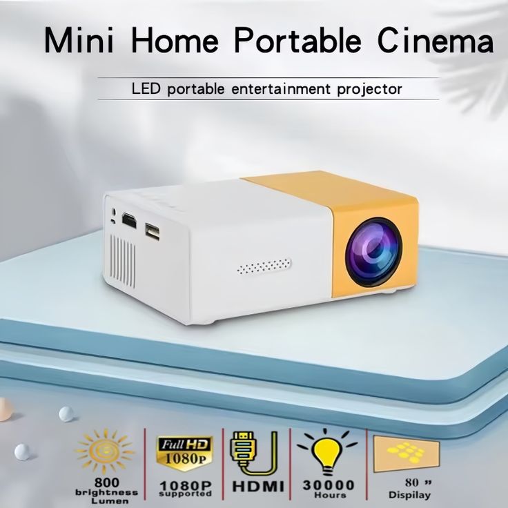 🎬 Mini LED Projector -- Big-Screen Entertainment. Anywhere. Anytime.