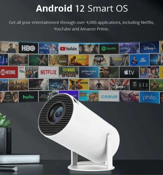 ✨ 4K Vision™ LED Projector – Ultra HD Home Theatre Experience