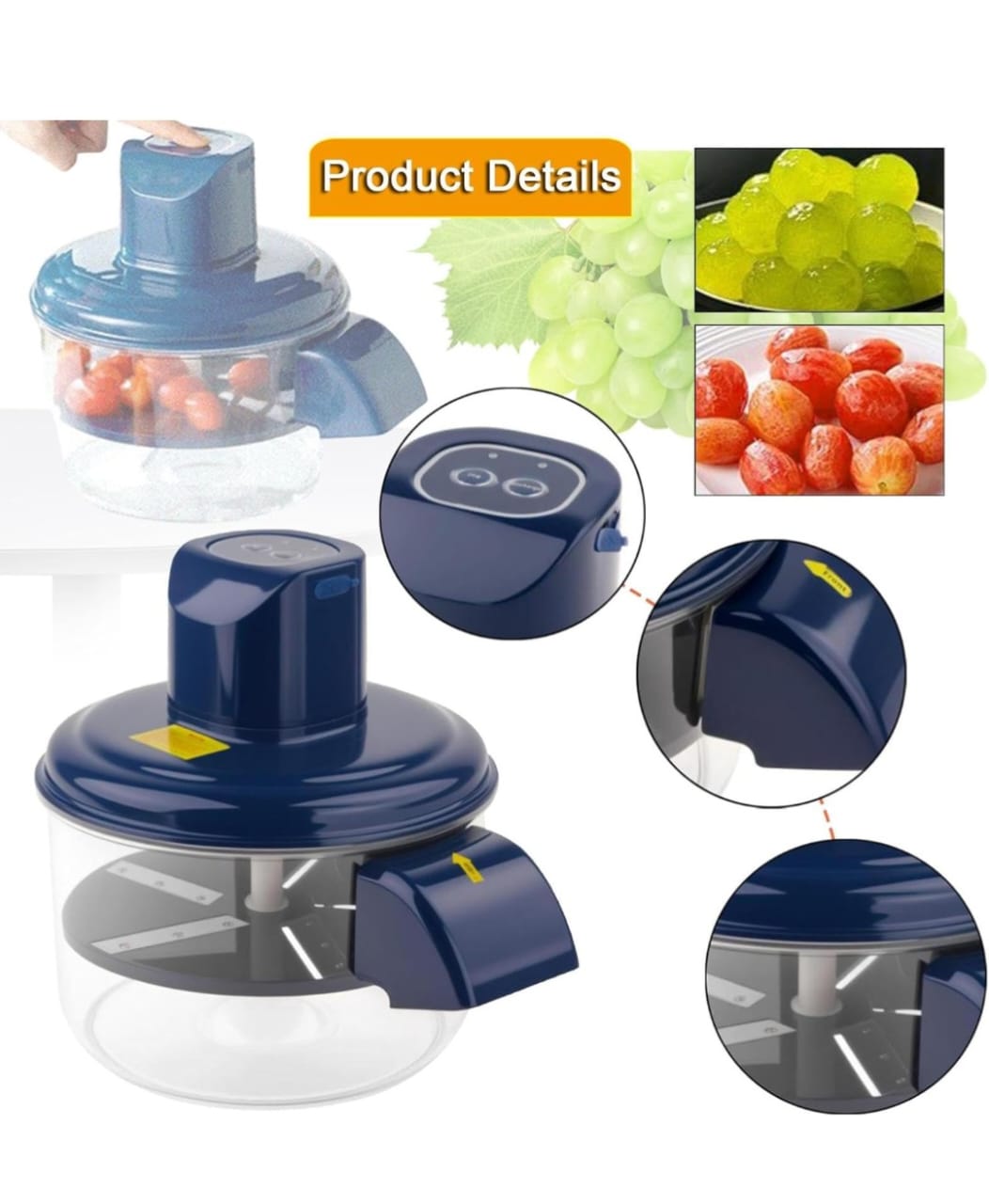 Electric Fruit & Vegetable Peeler Machine – One-Touch Automatic Peeling & Cutting for Effortless Kitchen Prep