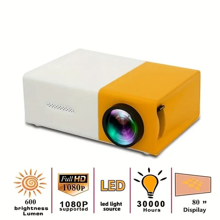 🎬 Mini LED Projector -- Big-Screen Entertainment. Anywhere. Anytime.